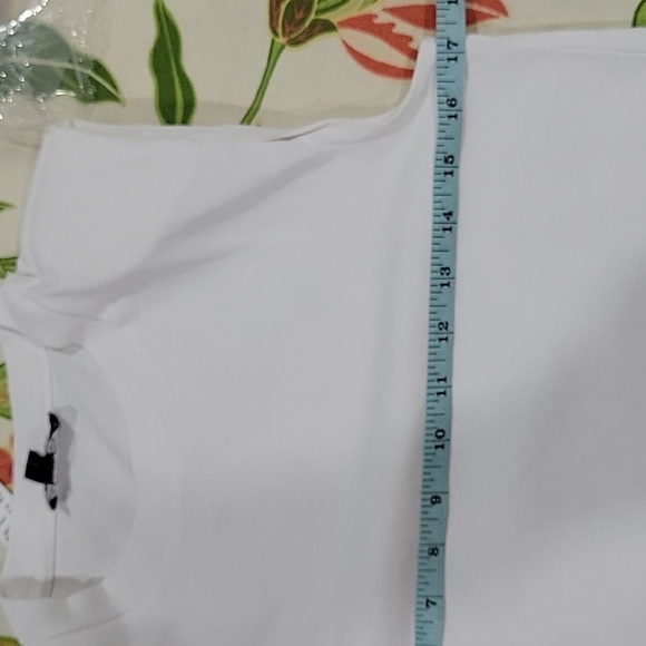 J Crew Structured muscle T-shirt in  cotton white Sz XXS NWT - Picture 5 of 6